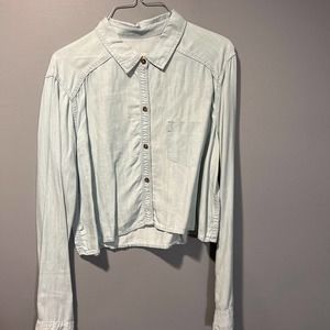 * Abercrombie & Fitch Womens Button Down Blouse